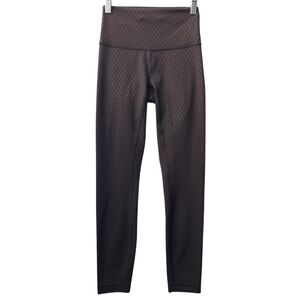 Lululemon Wunder Train High Rise Tight 25" Black Geo Embossed